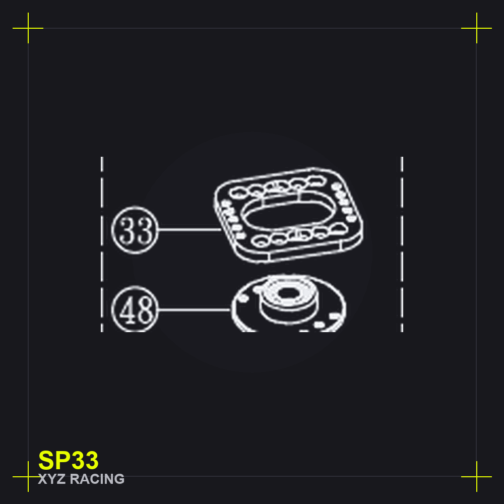Adapter Frame Plate (3D Mount) (SP33)