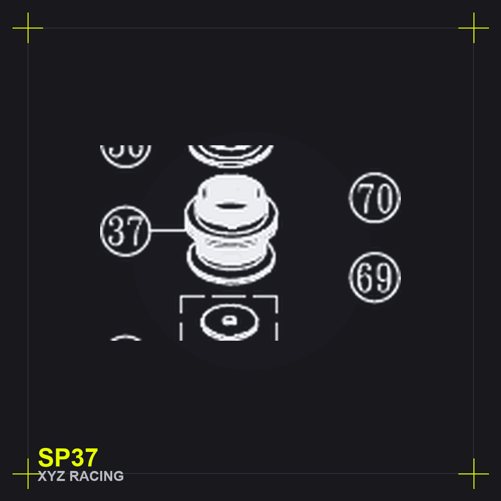 Rear Spring Rubber Mount (SP37)