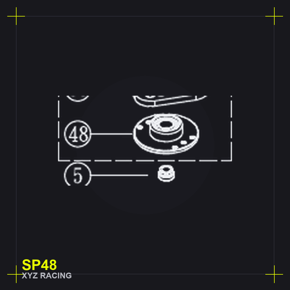 Pillowball Bearing Plate (3D Mount) (SP48)