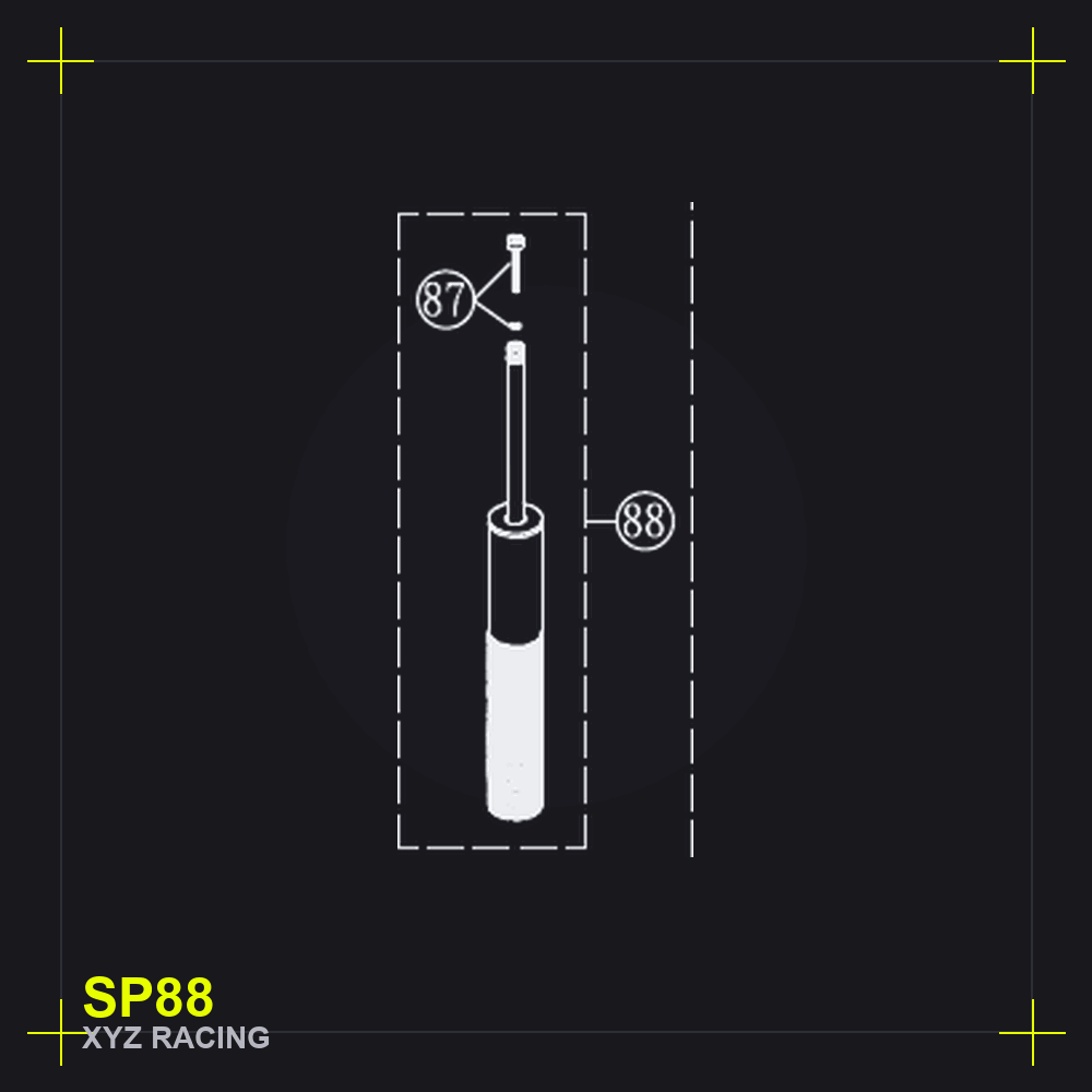 Strut with External Damping Adjustment (SP88)