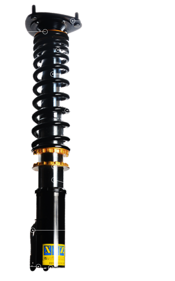 XYZ Racing Gravel Rally Coilovers — Subaru OUTBACK BS 4WD 2014-2019
