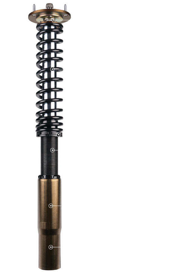 XYZ Racing Pro Rally Coilovers — BMW 1 SERIES F20 4/6 CYL (excl. M-Technik. xDrive & EDC) (Modified Rear Integrated) 2010-2026