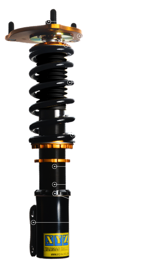 XYZ Racing Tarmac Rally Coilovers — Ford MONDEO 2007-2013